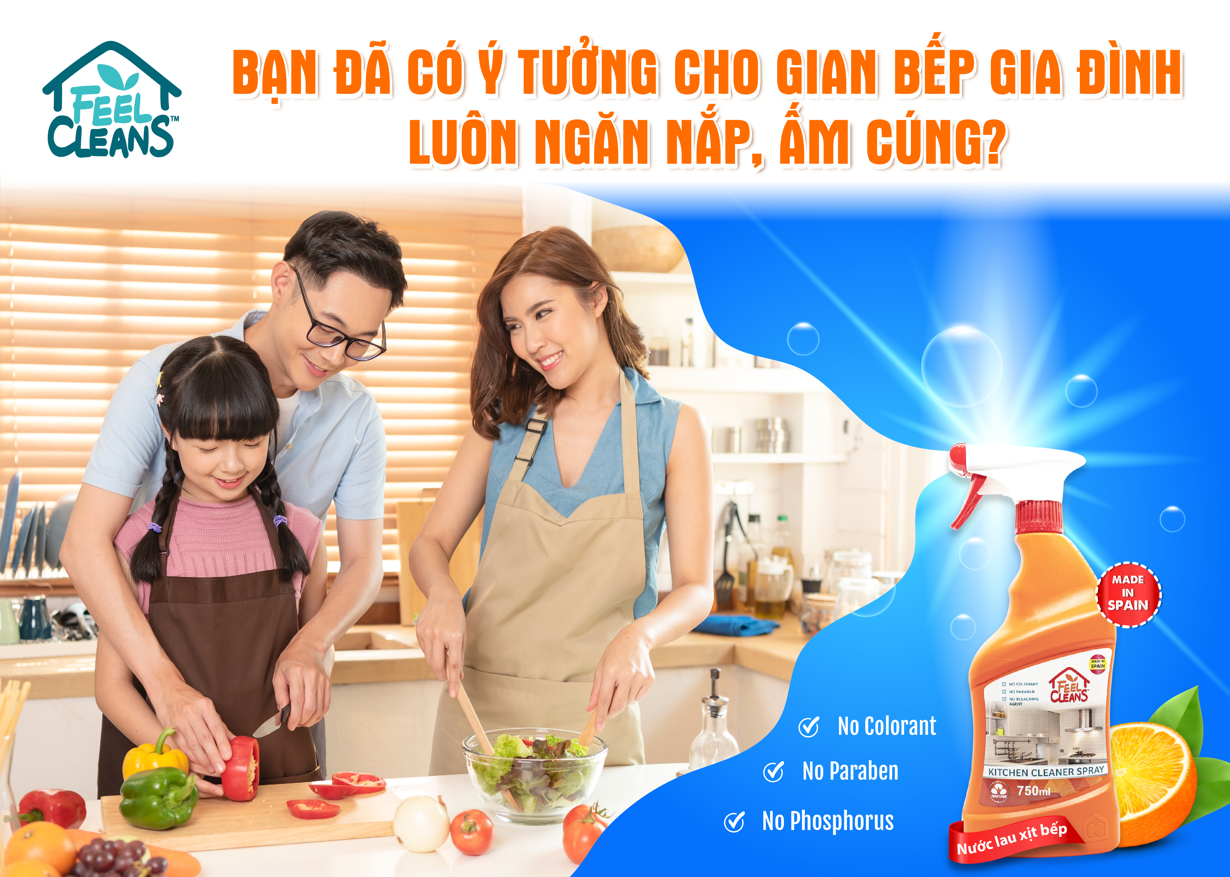 Bạn đã có ý tưởng cho gian bếp gia đình luôn ngăn nắp, ấm cúng?