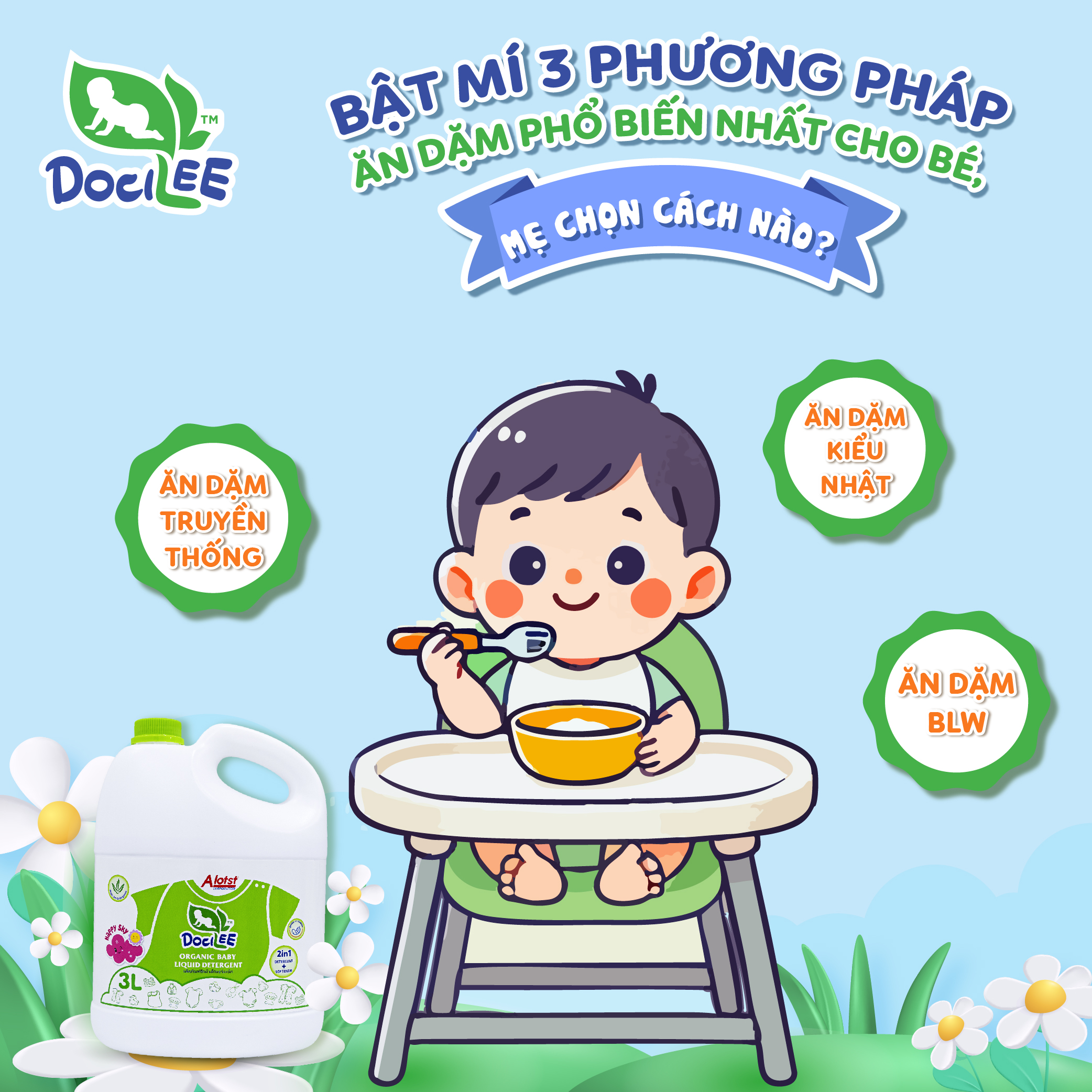 Bật mí 3 phương pháp ăn dặm phổ biến nhất cho bé, mẹ chọn cách nào?