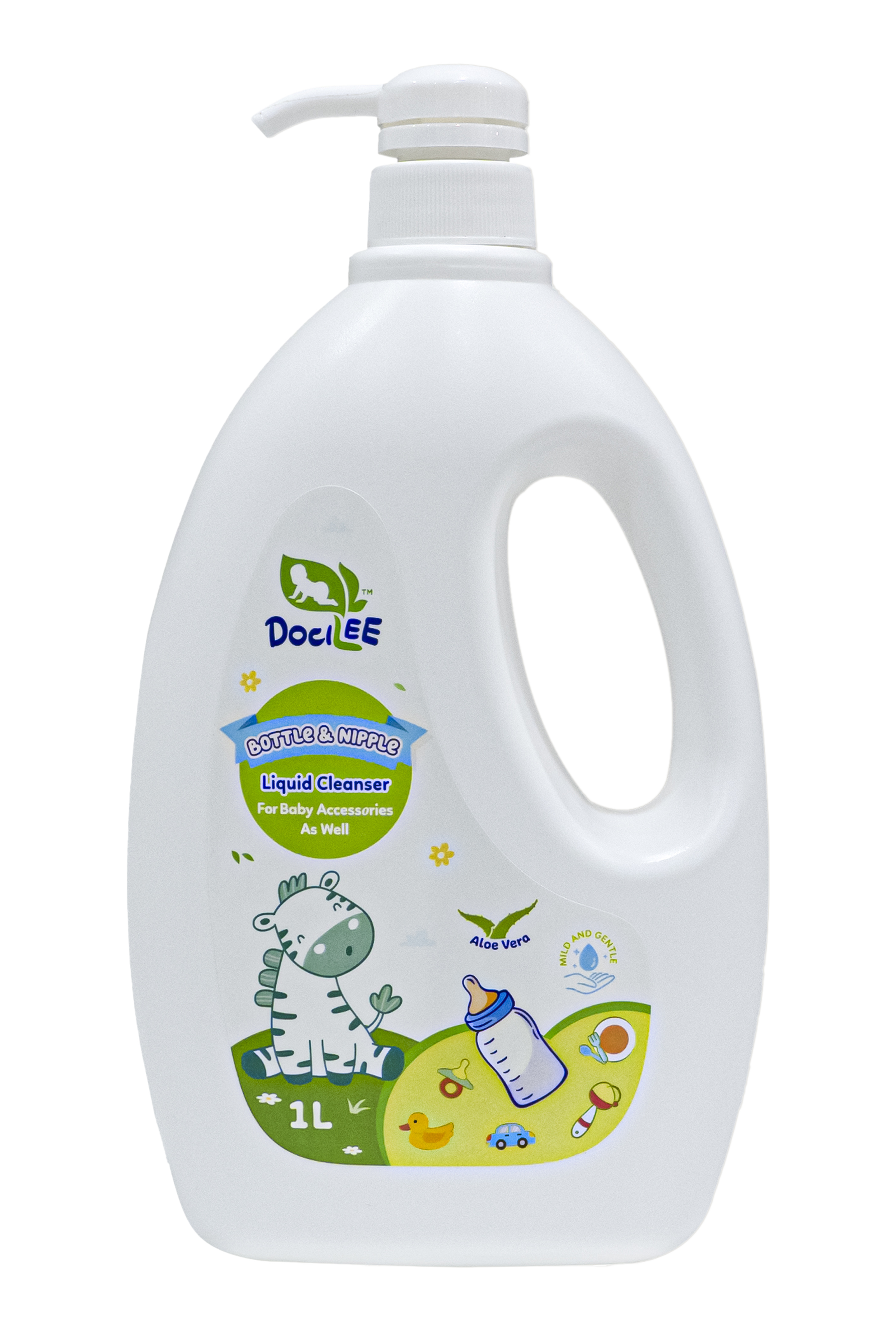  Nước rửa bình sữa Docilee chai 1lít