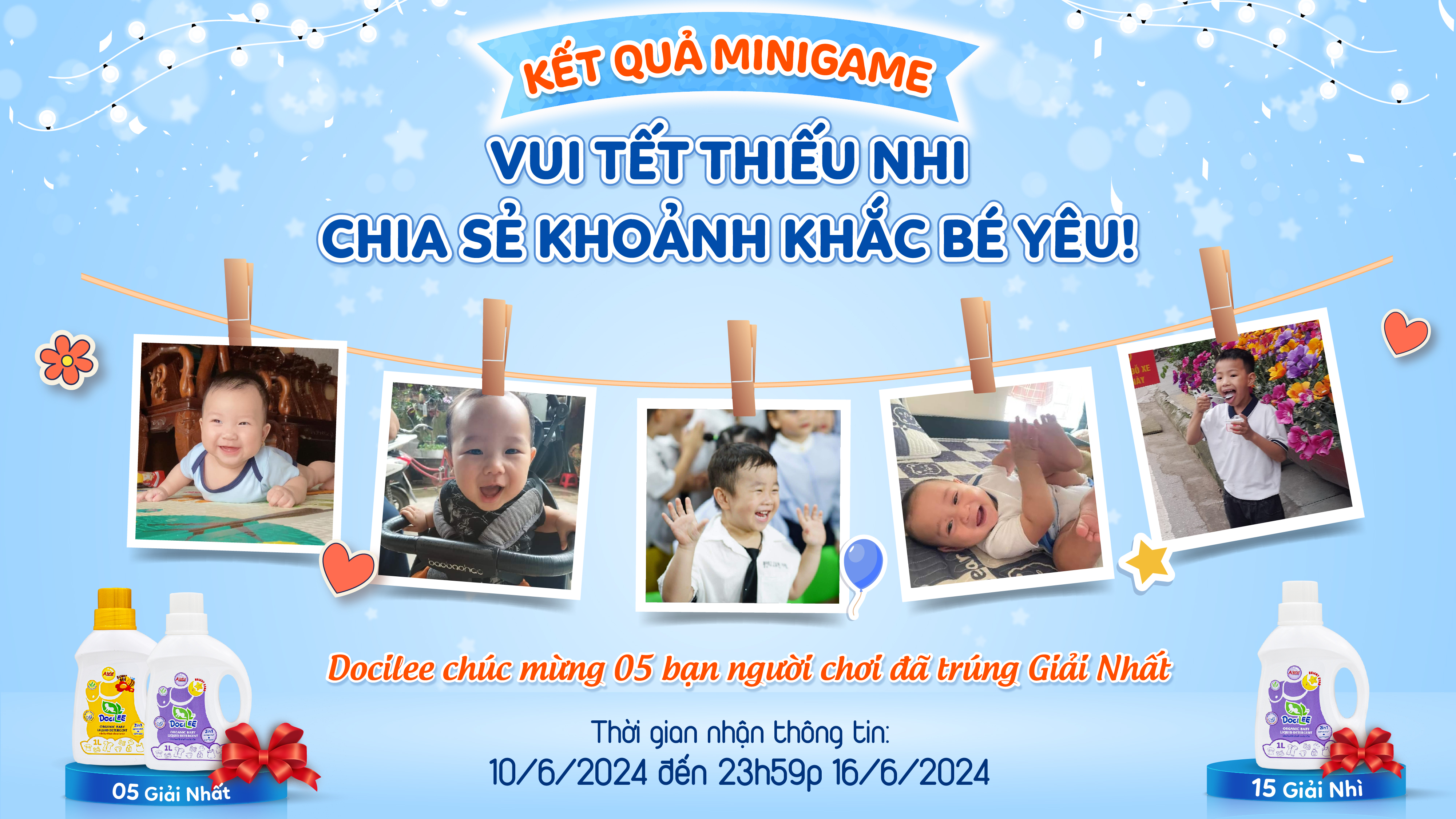 [CÔNG BỐ KẾT QUẢ MINIGAME] VUI TẾT THIẾU NHI - CHIA SẺ KHOẢNH KHẮC BÉ YÊU!