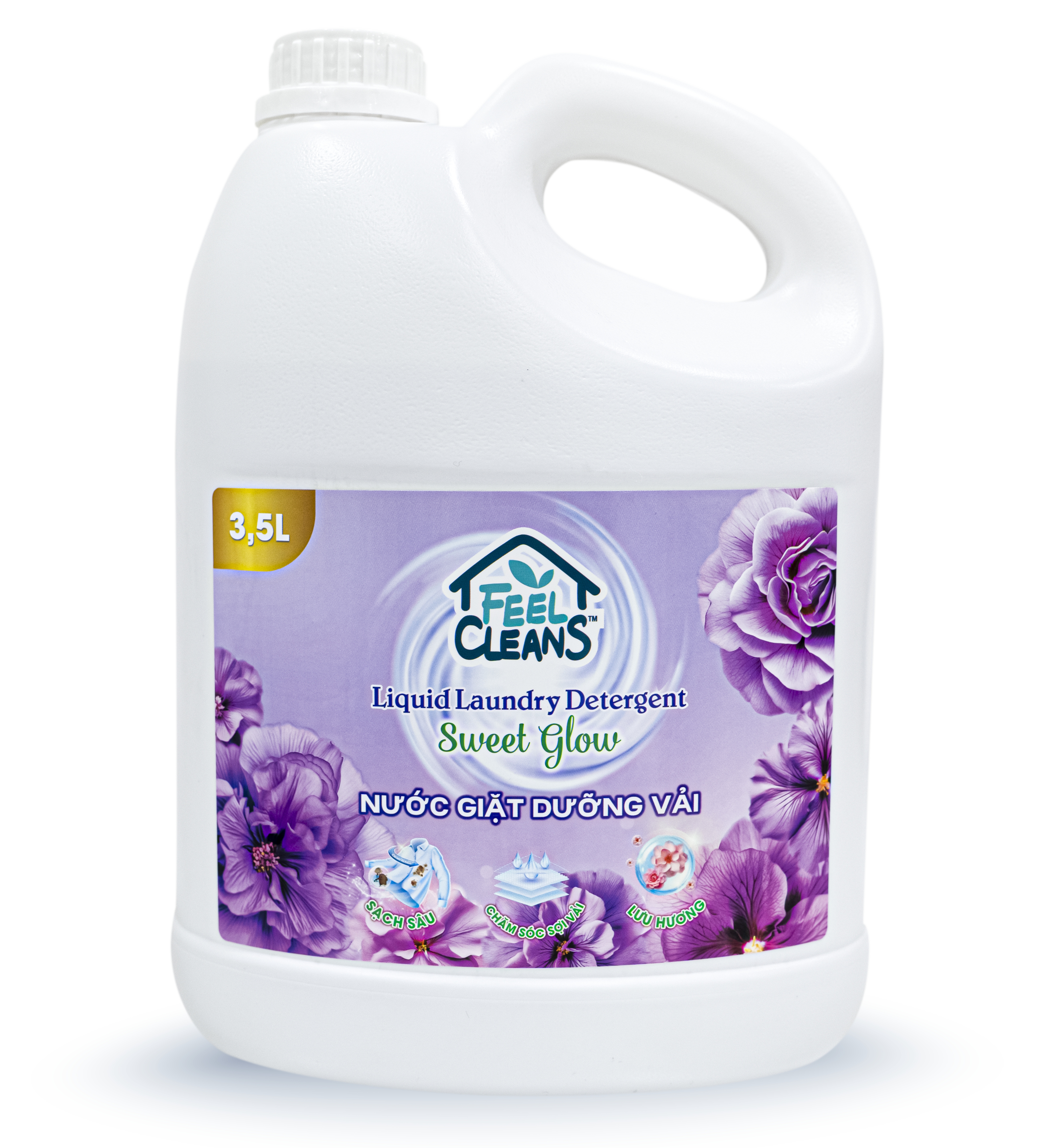  Nước giặt xả quần áo FeelCleans - Sweet Glow 3,5L