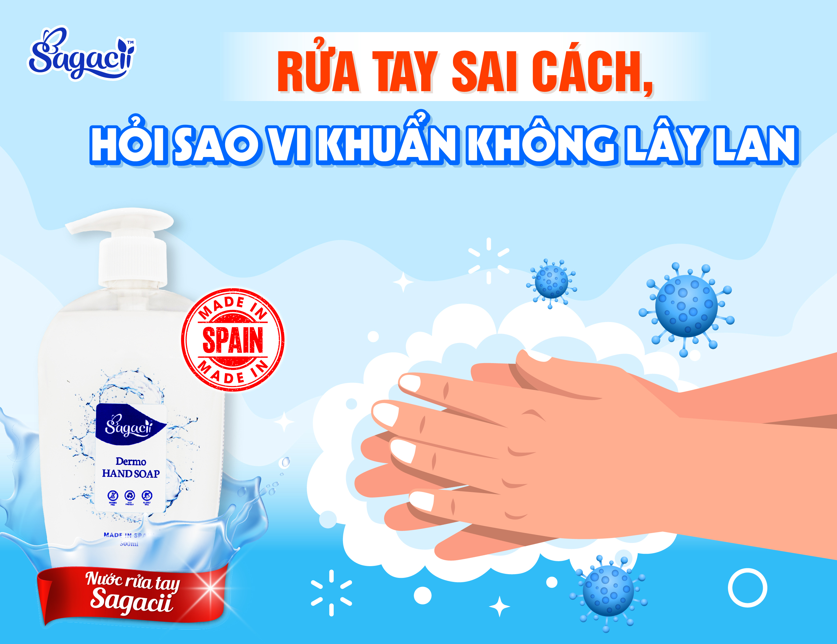 Rửa tay sai cách, hỏi sao vi khuẩn vẫn không ngừng lây lan?