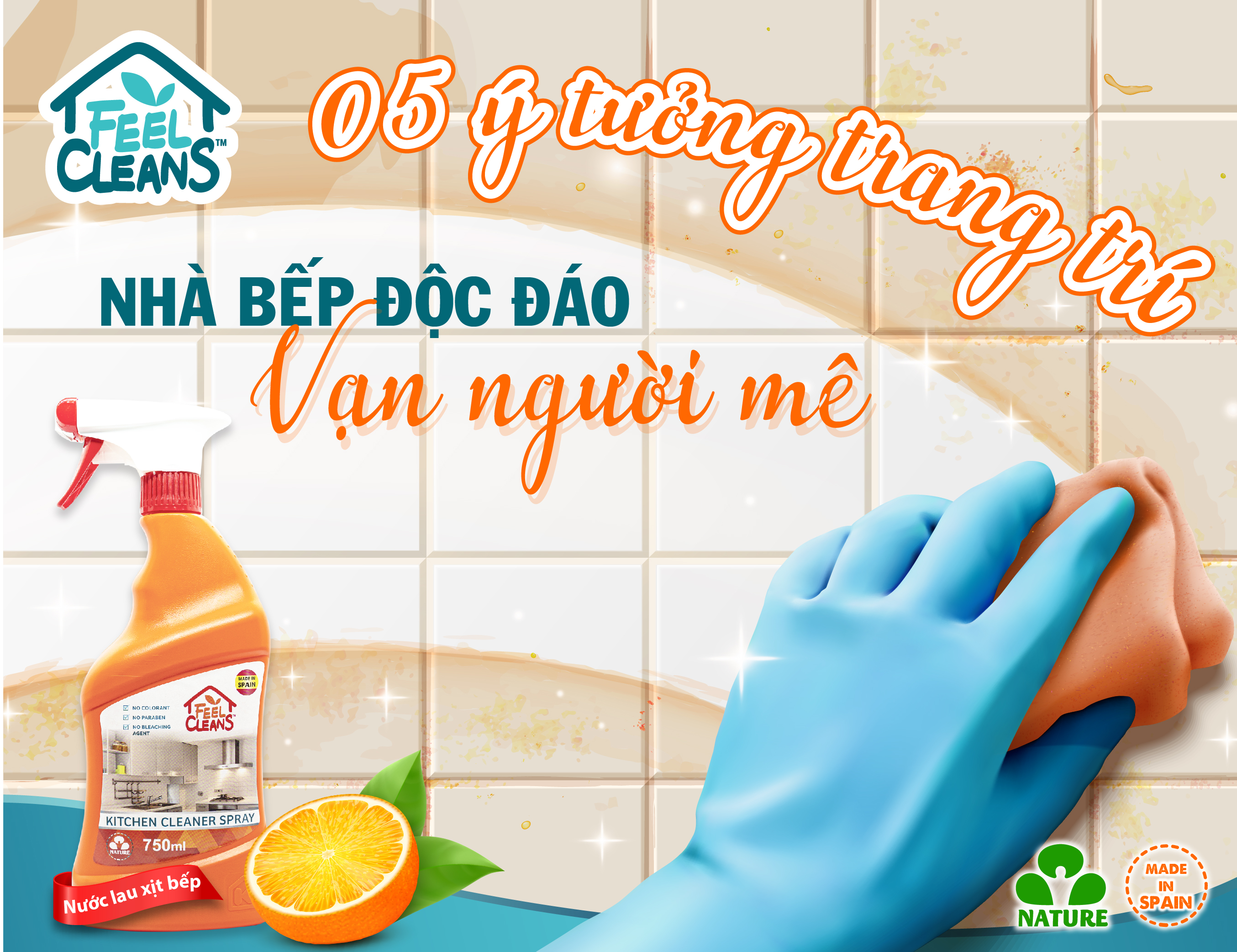 5 ý tưởng trang trí nhà bếp độc đáo vạn người mê