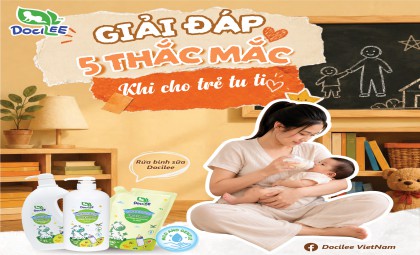  Giải đáp 5 thắc mắc của mẹ bỉm khi cho trẻ tu ti